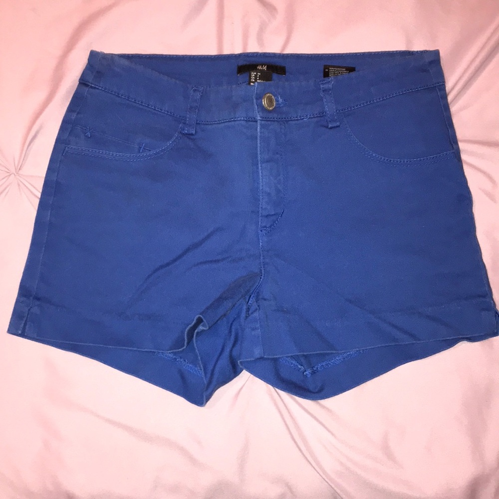H&M Bright blue shorts